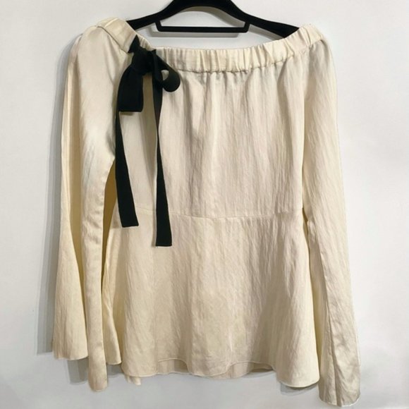 10 Crosby Derek Lam Tops - Derek Lam 10 Crosby Ivory Off the Shoulder Blouse